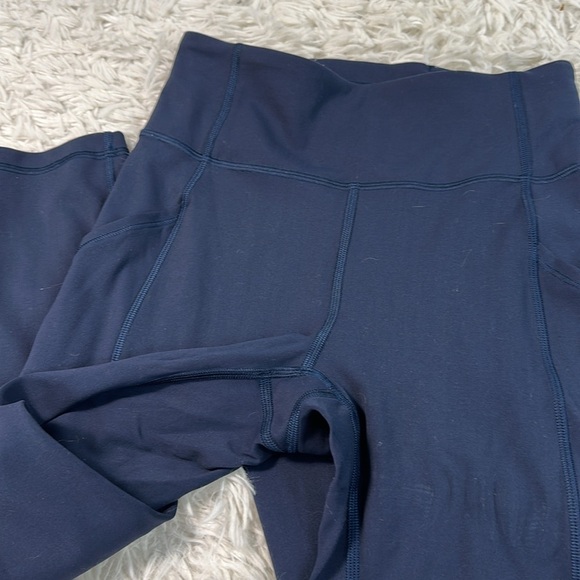 Lululemon Invigorate High-Rise Crop 23" True Navy - Picture 2 of 6